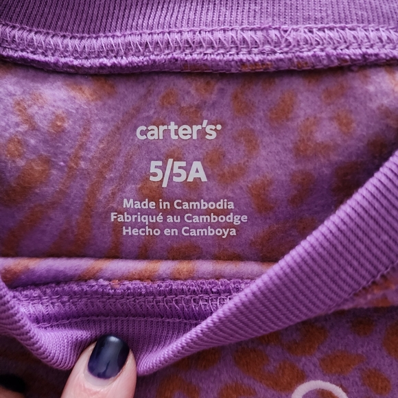 Carters Girls 5T Pajamas - Picture 3 of 6